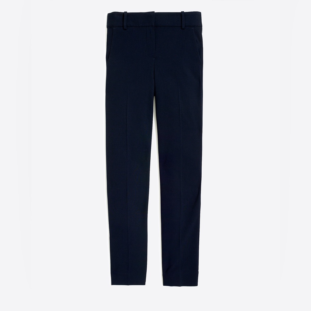 J Crew Slim Cropped Ruby Pant In Stretch Twill